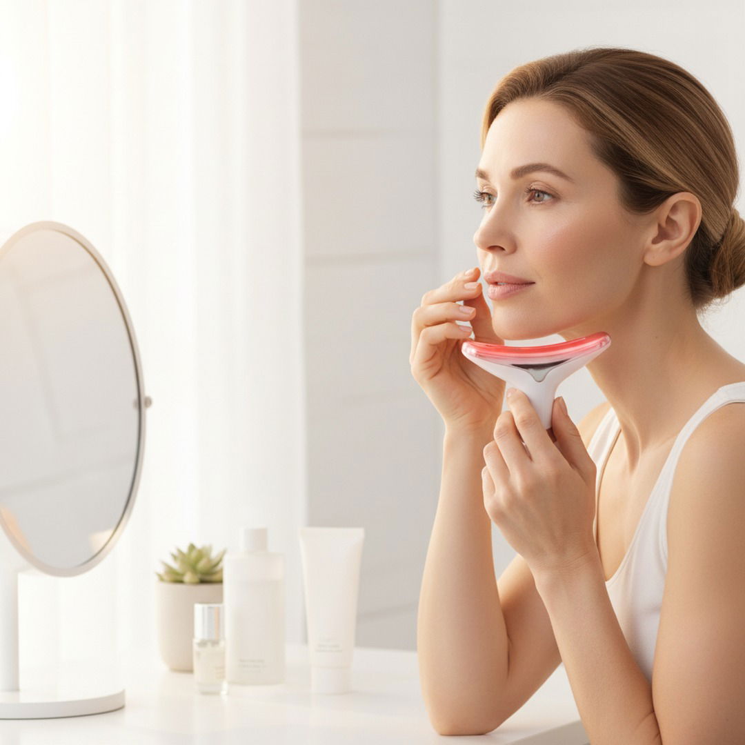 Lumève™ Pro — Appareil Anti-Âge LED & EMS 7-en-1